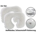 Pearl Aufblasbare Nackenhörnchen mit Schaumstoff-Polsterung, 2er-Set
