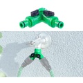 Royal Gardineer, Royal Gardineer 2-Wege-Wasserhahn-Adapter mit 2 Ventilen für Gartenschläuche
