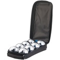 Pearl, Pearl Boule- & Boccia-Spiel: 8 Metall-, 1 Holz-Kugel, Abstandsmesser, Tasche