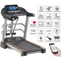 newgen medicals, newgen medicals Profi-Laufband & Fitness-Station, App, Bluetooth, 18 km/h, 1.865 Watt