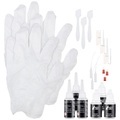 AGT 3er-Reparatur-Set aus Sekundenkleber und weissem Granulat, je 10 ml