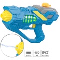 Speeron Batteriebetriebene Wasser-Spritzpistole mit LED-Lichteffekt, 450 ml