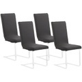 Infactory, infactory 4er-Set Stretch-Stuhlhusse mit Lehne, OEKO-TEX® Standard 100, schwarz