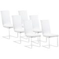 Infactory, infactory 6er-Set Stretch-Stuhlhussen, OEKO-TEX® Standard 100, 42x42x60 cm, weiss