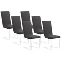 Infactory, infactory 6er-Set Stretch-Stuhlhusse mit Lehne, OEKO-TEX® Standard 100, schwarz
