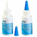 AGT, AGT 2er-Set Textilkleber, schnell trocknend und hitzebeständig, 2x 60 ml