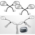 Pearl, Pearl 4er-Set Fahrrad-Rückspiegel mit Lenkerhalterung, für rechts und links