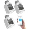 Pearl 3er-Set Programmierbares Heizkörper-Thermostat mit Bluetooth & App