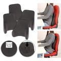 newgen medicals 4er Set  Memory-Foam-Rückenkissen, 3-Zonen-Stütze