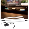 Luminea 3er-Komplett-Set dimmbare LED-Unterbauleuchte, 720 Lumen, 9 Watt