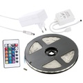 Lunartec, Lunartec RGB-LED-Streifen LC-500A mit Netzteil & Fernbedienung, 5 m, IP65