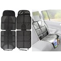 Lescars, Lescars Premium-Kindersitz-Unterlage mit 2 Netztaschen, Isofix-geeignet