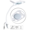 Lunartec Glas-LED-Lupenleuchte mit 5-facher Vergrösserung, 5 Watt, 450 Lumen