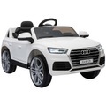 Playtastic, Kinderauto Audi Q5, bis 7 km/h, Fernsteuerung, MP3, weiss / Kinderauto