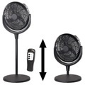 Sichler Haushaltsgeräte Höhenverstellbarer XXL-Raum-Standventilator mit Fernbedienung & Timer