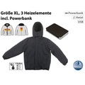 Pearl Beheizbare Outdoor-Jacke mit Powerbank (8.000 mAh), Grösse XL