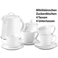 Rosenstein & Söhne, Rosenstein & Söhne Porzellan-Kaffee- & Tee-Service, 10-tlg., für Wasserkocher WSK-270.rtr