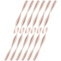 Lunartec 12er-Pack Universal-Dochte f. Petroleum-Sturmlampe, 120 x 8,4 x 1,6 mm