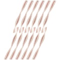 Lunartec 12er-Pack Universal-Dochte für Petroleum-Sturmlampe, 140 x 11,5 x 2 mm