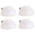 AGT, AGT 4er-Set magnetische Türstopper, selbstklebend, weiss