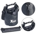 Xcase Wasserdichter Packsack, strapazierfähige Industrie-Plane, 5 l, schwarz