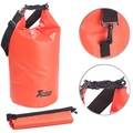 Xcase Wasserdichter Packsack, strapazierfähige Industrie-Plane, 20 l, rot