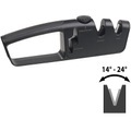 Rosenstein & Söhne Premium-Messer- & Scherenschärfer, 2-stufig, Schleifwinkel einstellbar