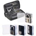 AGT Lockpicking-Set mit 30-teiliger Dietrich-Tasche & 4 Übungs-Schlössern