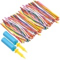 Pearl, Pearl 2er-Set effiziente Doppelhub-Luftballonpumpe mit 200 Modellier-Ballons
