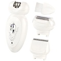 Sichler Beauty, Sichler Beauty Kabelloser Premium-3in1-Damen-Akku Epilierer mit 2 Aufsätzen