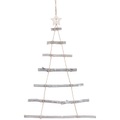 Britesta, Britesta Deko-Holzleiter in Weihnachtsbaum-Form zum Aufhängen, 48 x 78 cm