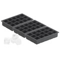 Pearl Silikon-Eiswürfelform für 15 kleine Würfel 3x3x3cm, 3er-Set je 500ml