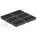 Pearl Silikon Eiswürfelform für 15 kleine Würfel 3x3x3cm, 6er Set je 500ml