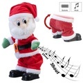 infactory Singender und twerkender Weihnachtsmann, 30 cm