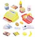 Playtastic, Playtastic 25-teiliges Kaufladen-Set für Kinder, Kassensystem, LED-Licht & Sound