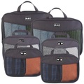 Semptec Urban Survival Technology 6-teiliges Kompressions-Kleidertaschen-Set füs Reisegepäck, 2 Grössen