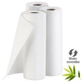Rosenstein & Söhne 3er-Set Bambus-Küchenrolle, wiederverwendbar, je 25 Tücher, 140 g/m²