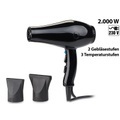 Sichler Beauty, Sichler Beauty Profi-Haartrockner mit 2 Gebläse- und 3 Temperaturstufen, 2.000 Watt