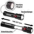 KryoLights, KryoLights 2in1-Taschenlampe & Arbeitsleuchte mit 2x 3-Watt-LED & Neodym-Magnet