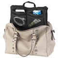 Xcase Handtaschen-Organizer m. 13 Fächern, 29 x 17 x 8 cm, waschbar, schwarz