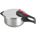 Rosenstein & Söhne Edelstahl-Schnellkochtopf mit 2-stufigem Druckregler bis 90 kPa, 4 l