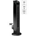 Sichler Haushaltsgeräte, Sichler Haushaltsgeräte Turmventilator mit 3 Geschwindigkeits-Stufen und 90° Oszillation, 50 W