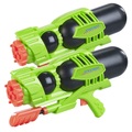 Speeron 2er-Set Kinder-XL-Wasserpistolen, 1.600-ml-Wassertank, 3 Strahlarten