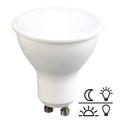 Luminea LED-Spot GU10 mit Lichtsensor, weiss 4000 K, 5 Watt, 300 Lumen