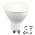 Luminea LED-Spot GU10 mit Lichtsensor, warmweiss 3000 K, 5 Watt, 300 Lumen