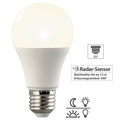 Luminea LED-Lampe, Radar-Bewegungs- & Lichtsensor, 10 W, 806 lm, E27, warmweiss