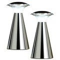 Lunartec Edelstahl LED-Tischleuchte, 2er Set