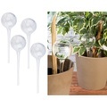 Royal Gardineer 4er-Set Giessfrei-Bewässerungs-Kugeln aus Glas, transparent, Ø 8,5 cm