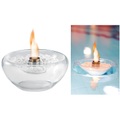 Carlo Milano, Carlo Milano Schwimmendes Glas-Dekofeuer für Bio-Ethanol