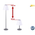 Lunartec Kabellose Solar-LED-Tisch- & Stehleuchte, 1,6 W, 50 lm, IP44
